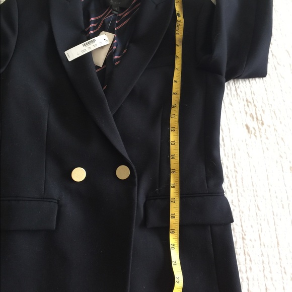 NWT JCrew navy blue Italian wool Dover blazer - Picture 12 of 13